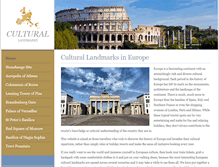 Tablet Screenshot of culturallandmarks.info
